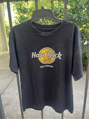 Hard Rock Cafe: Baltimore black cotton t-shirt - Youth XL, Adult XS
